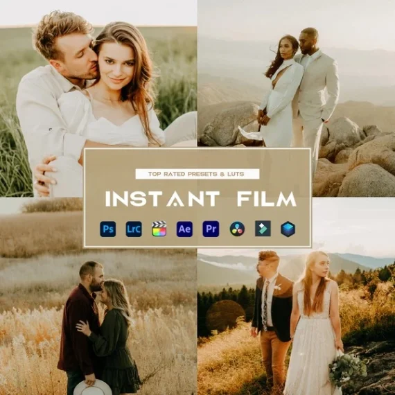 Instant Film Preset and LUTs Collection