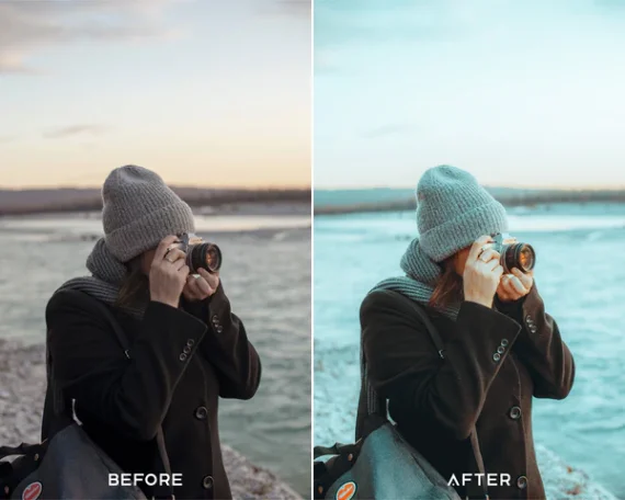 Moody Blue Preset and LUTs Collection