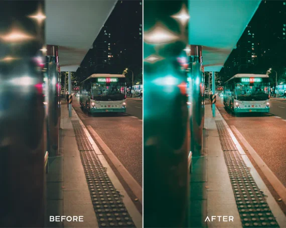 Neon Light Preset and LUTs Collection