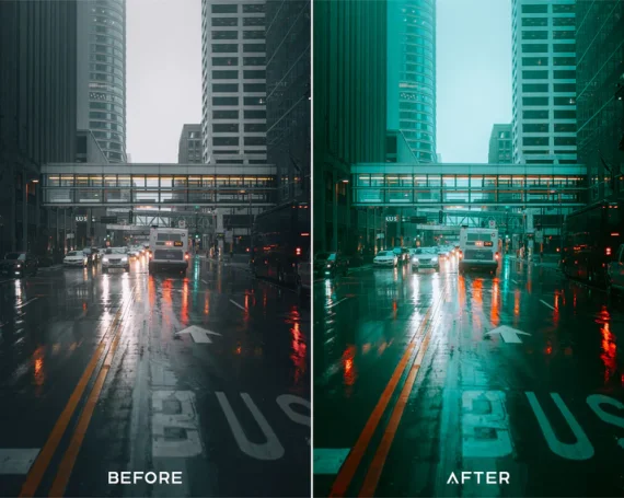 Neon Light Preset and LUTs Collection