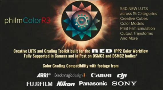 PhilmColor R2 + R3 LUTS