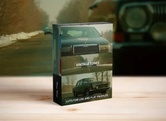 Cinematic LUTs Vintage Tones LOG & FLAT