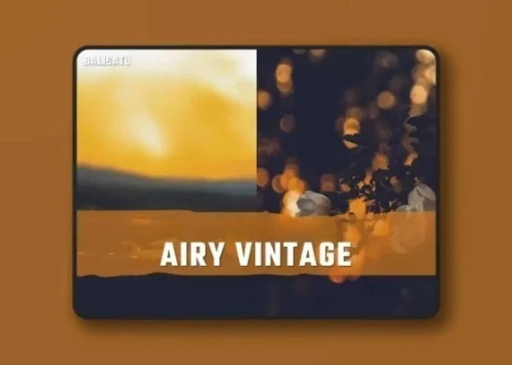 Airy Vintage LUTs and Lightroom Presets