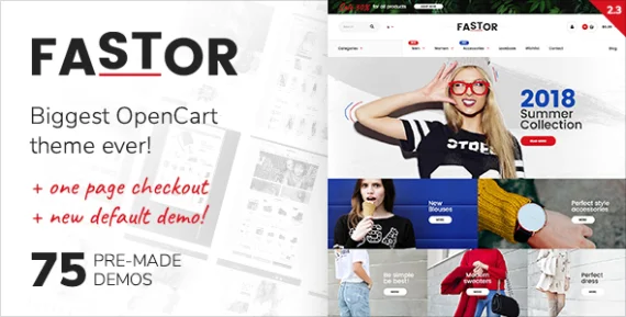Fastor - Multipurpose Responsive Opencart Theme - Themeforest 13611044