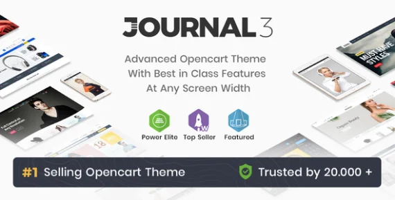 Journal 3 - Advanced Opencart Theme Framework - Themeforest 4260361