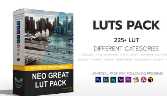 NEO GREAT LUTS – 225+ LUTS FOR (Win/Mac)