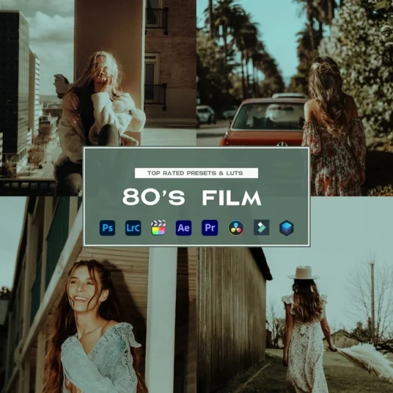 80's Film Preset and LUTs Collection