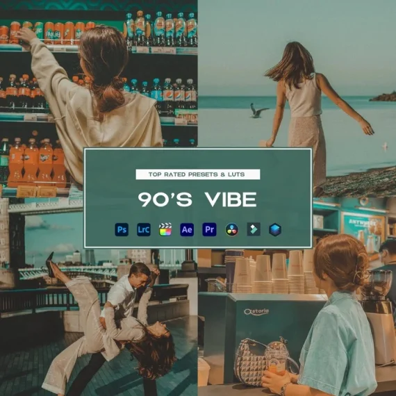 90's Vibe Preset and LUTs Collection