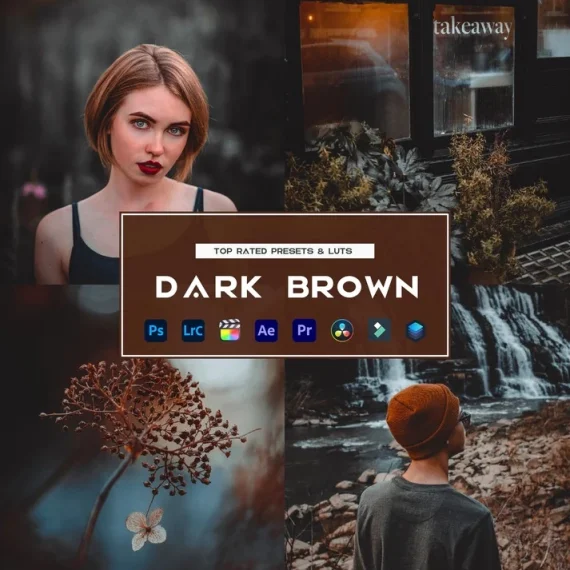 Dark Brown Preset and LUTs Collection