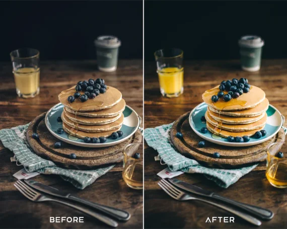 Dark Food Preset and LUTs Collection