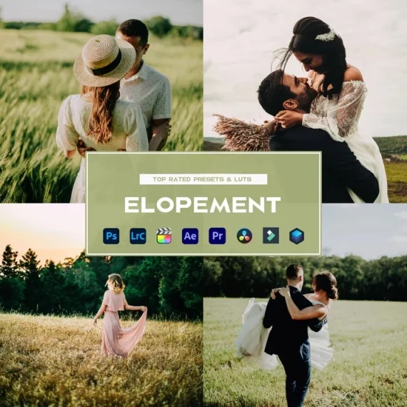 Elopement Preset and LUTs Collection
