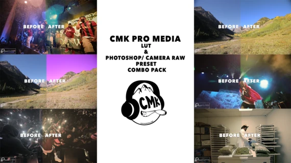 Andrew Yager - CMK PRO MEDIA LUTs and PS/CAMERA RAW PRESETS (COMBO PACK)