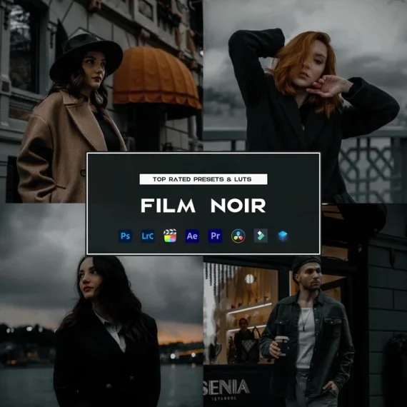 Film Noir Preset and LUTs Collection