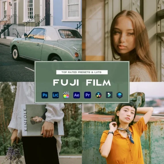 Fuji Film Preset and LUTs Collection